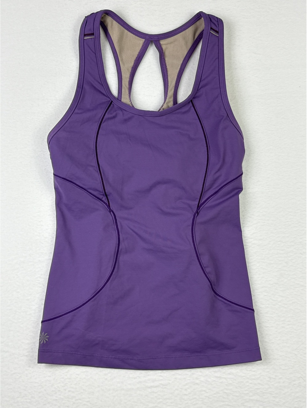 Athleta Purple Racerback Athletic Tank Top Size S